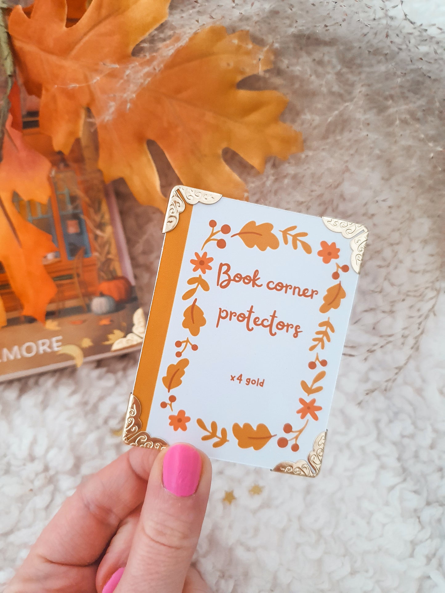 Book Corner Protectors - Gold