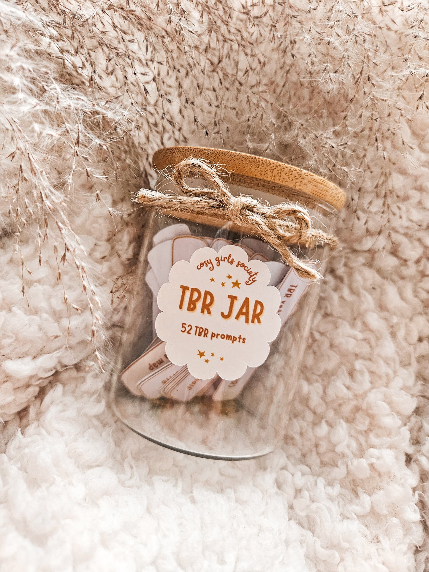 TBR Jar | 52 Reading Prompts | Yearly Reading Challenge | Bookish Gift