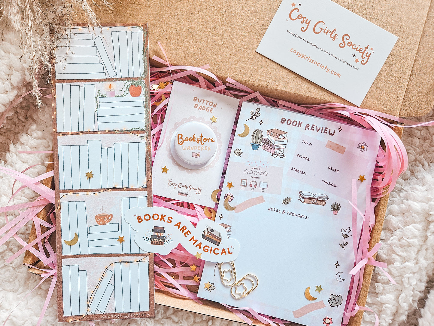 Book Club Essentials Letterbox Gift | Bookish Accessories | Reader | Literary Gift Box | Book Review | Book Treat Box