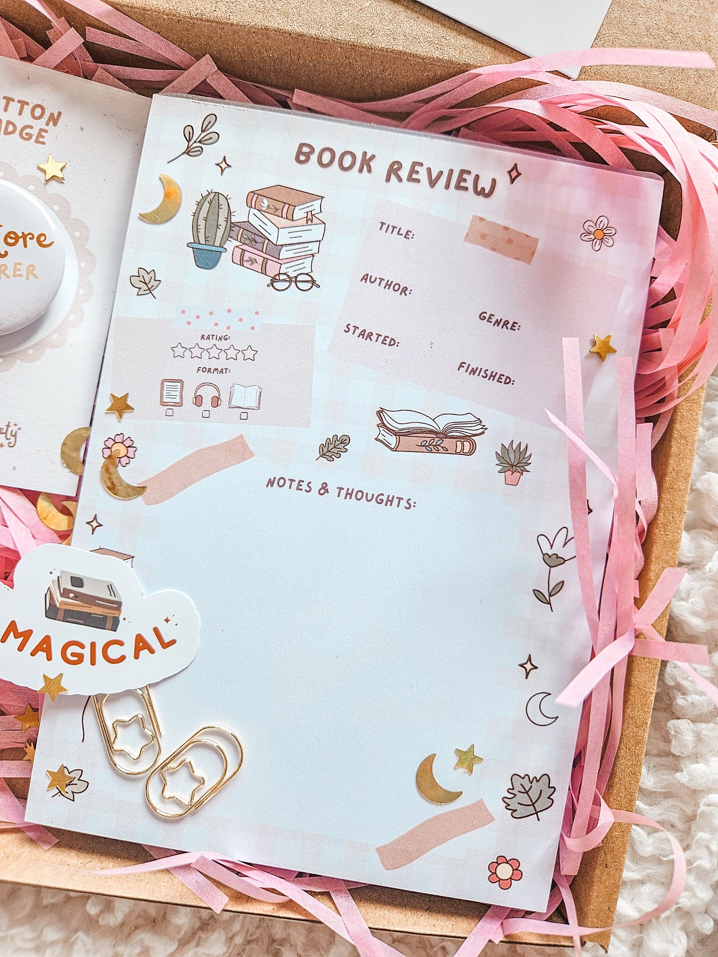 Book Club Essentials Letterbox Gift | Bookish Accessories | Reader | Literary Gift Box | Book Review | Book Treat Box