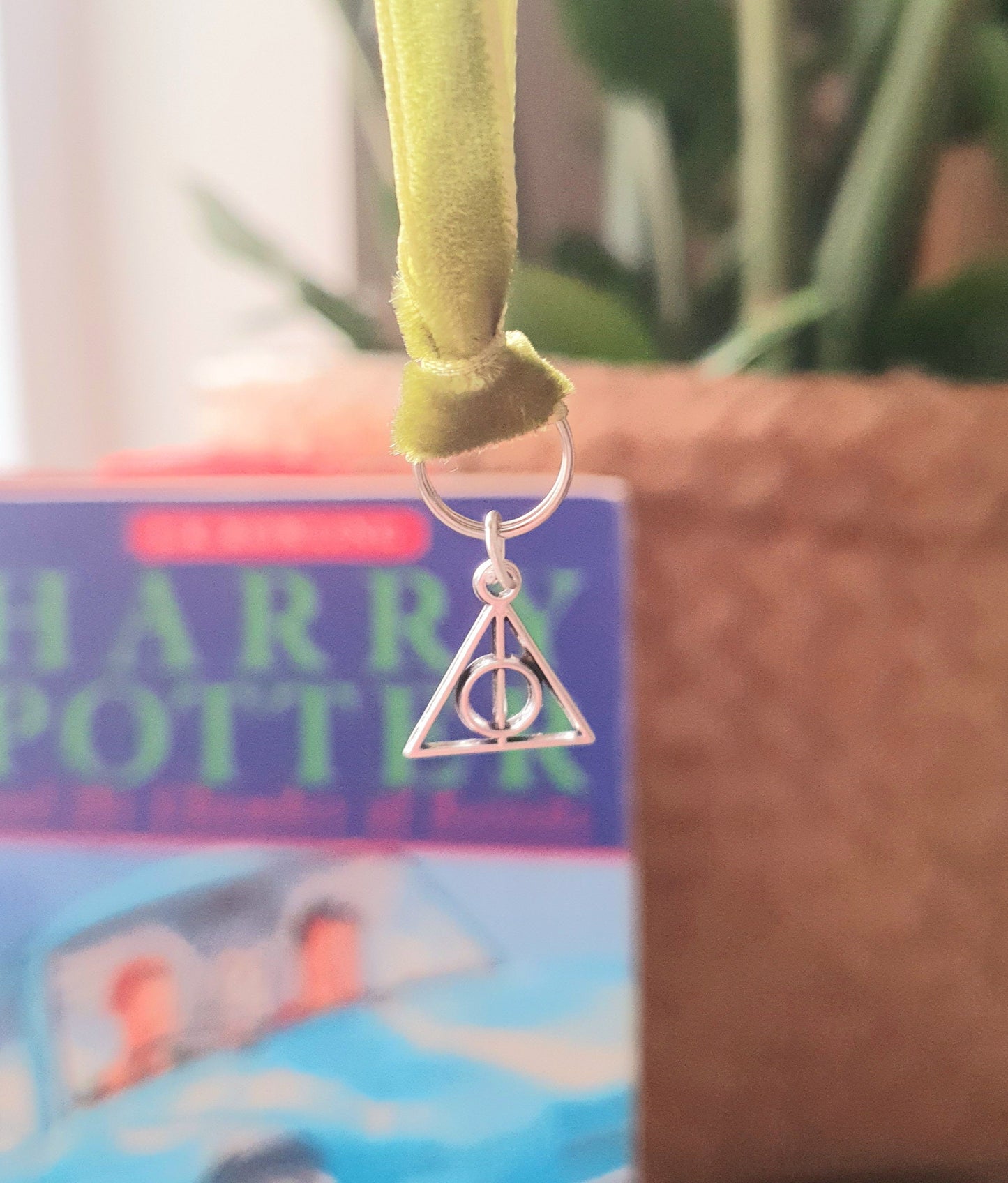 Wizard Charm and Ribbon Bookmark