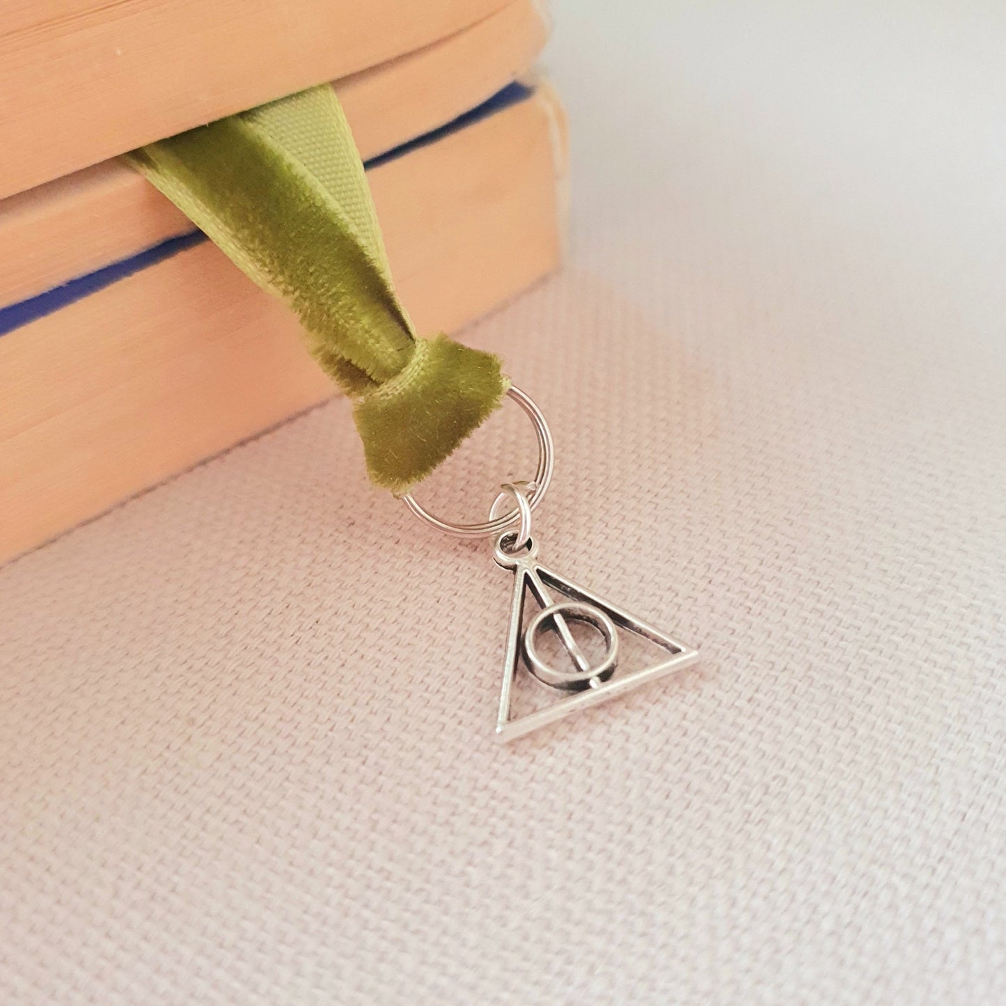 Wizard Charm and Ribbon Bookmark