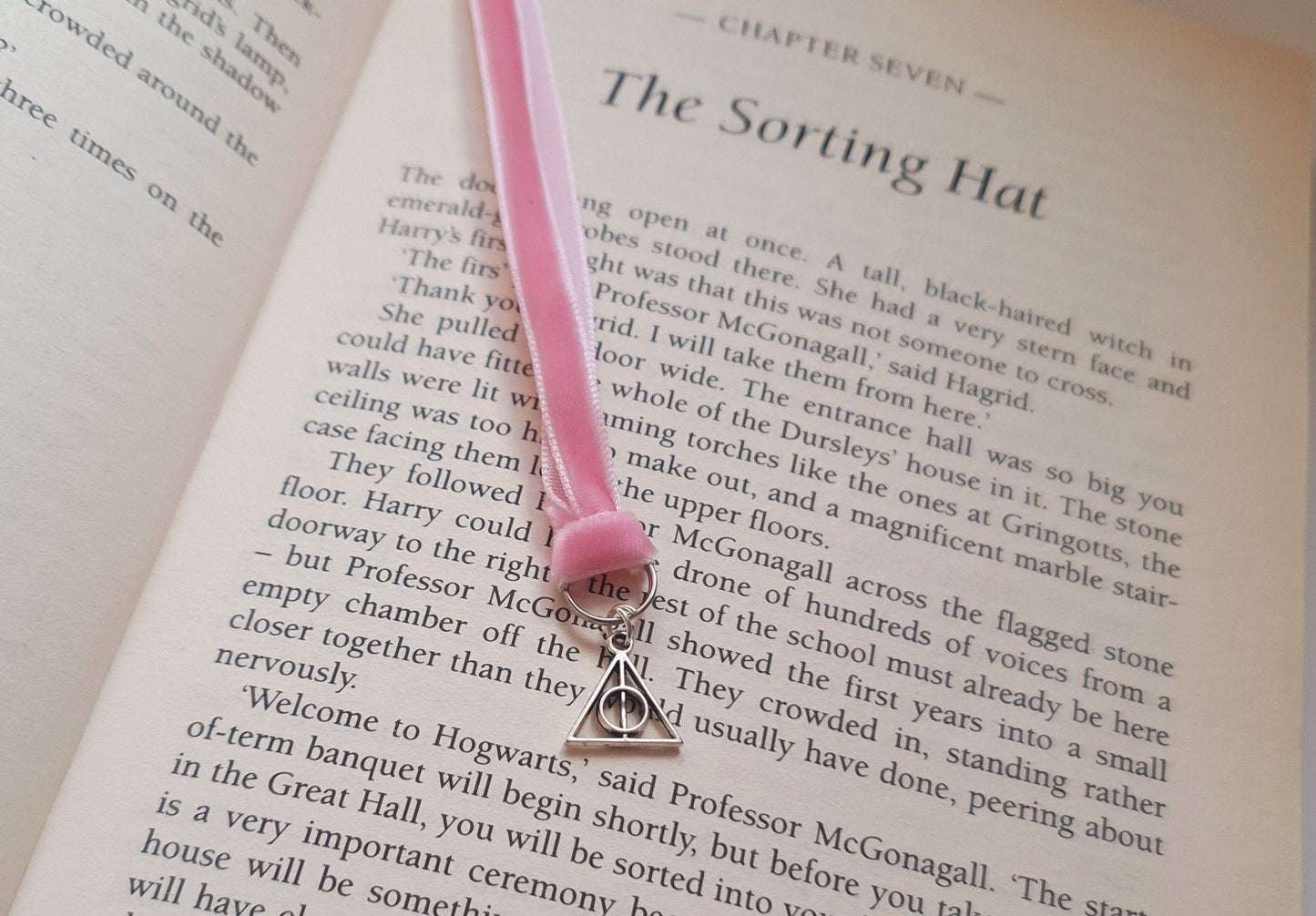 Wizard Charm and Ribbon Bookmark