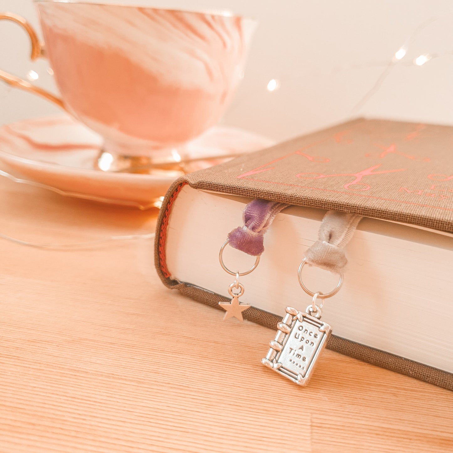 Once Upon A Time Book Charm Bookmark