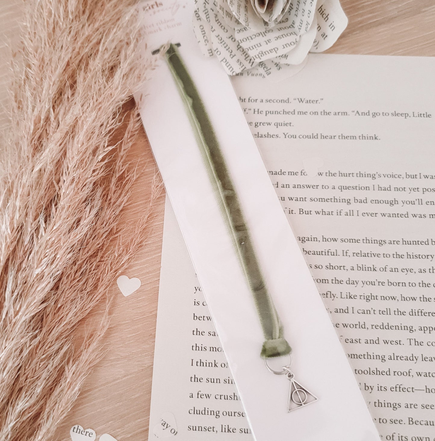 Wizard Charm and Ribbon Bookmark