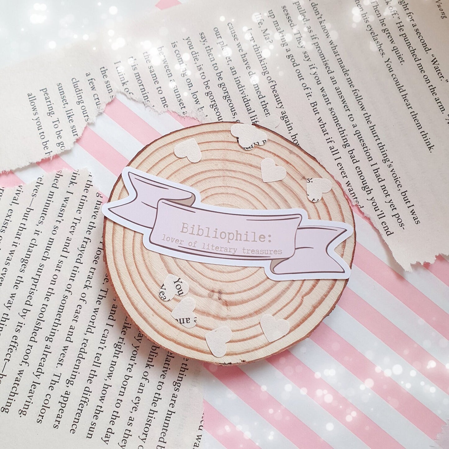 Bibliophile Glossy Sticker