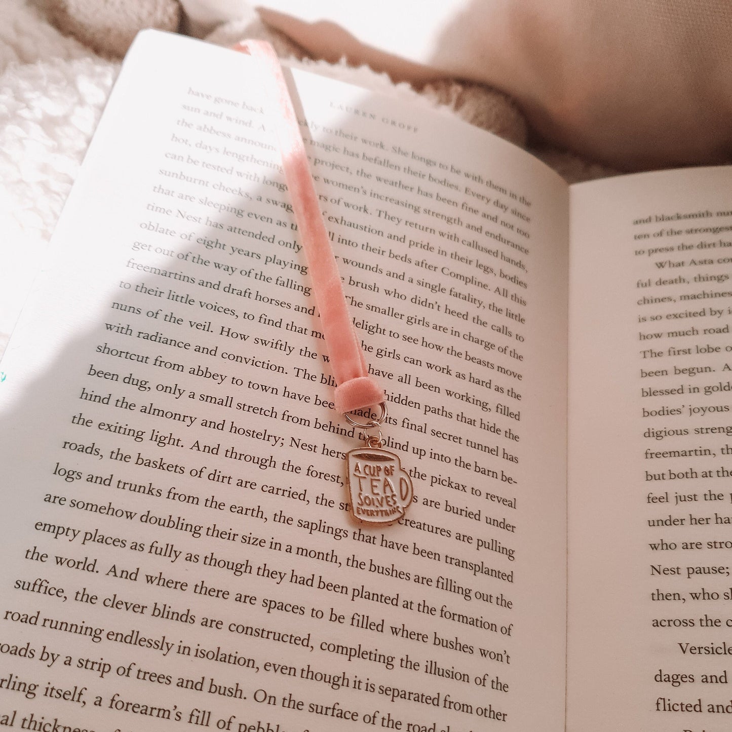 Once Upon A Time Book Charm Bookmark