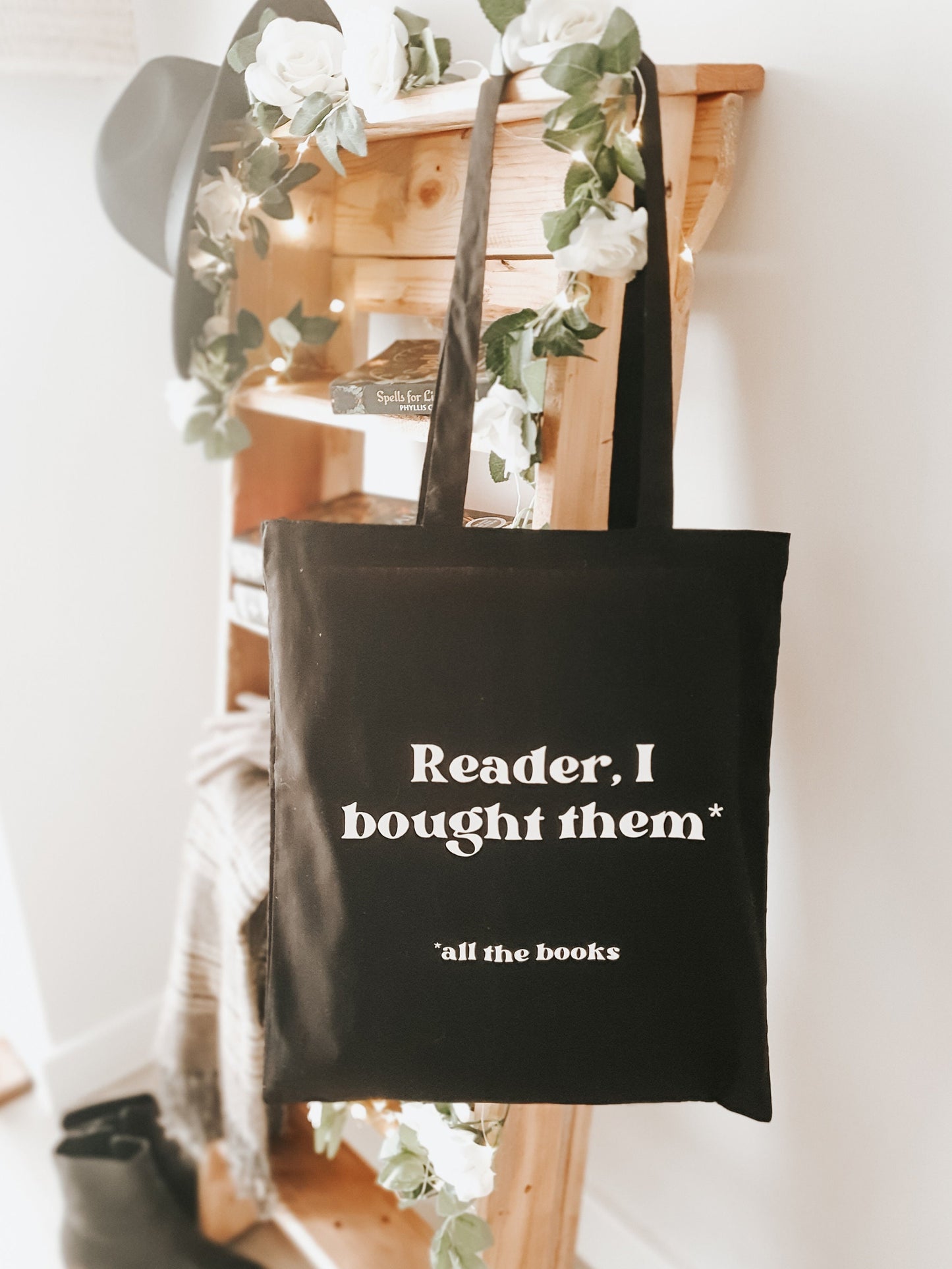 Jane Eyre Inspired Tote 'Reader, I Bought Them'