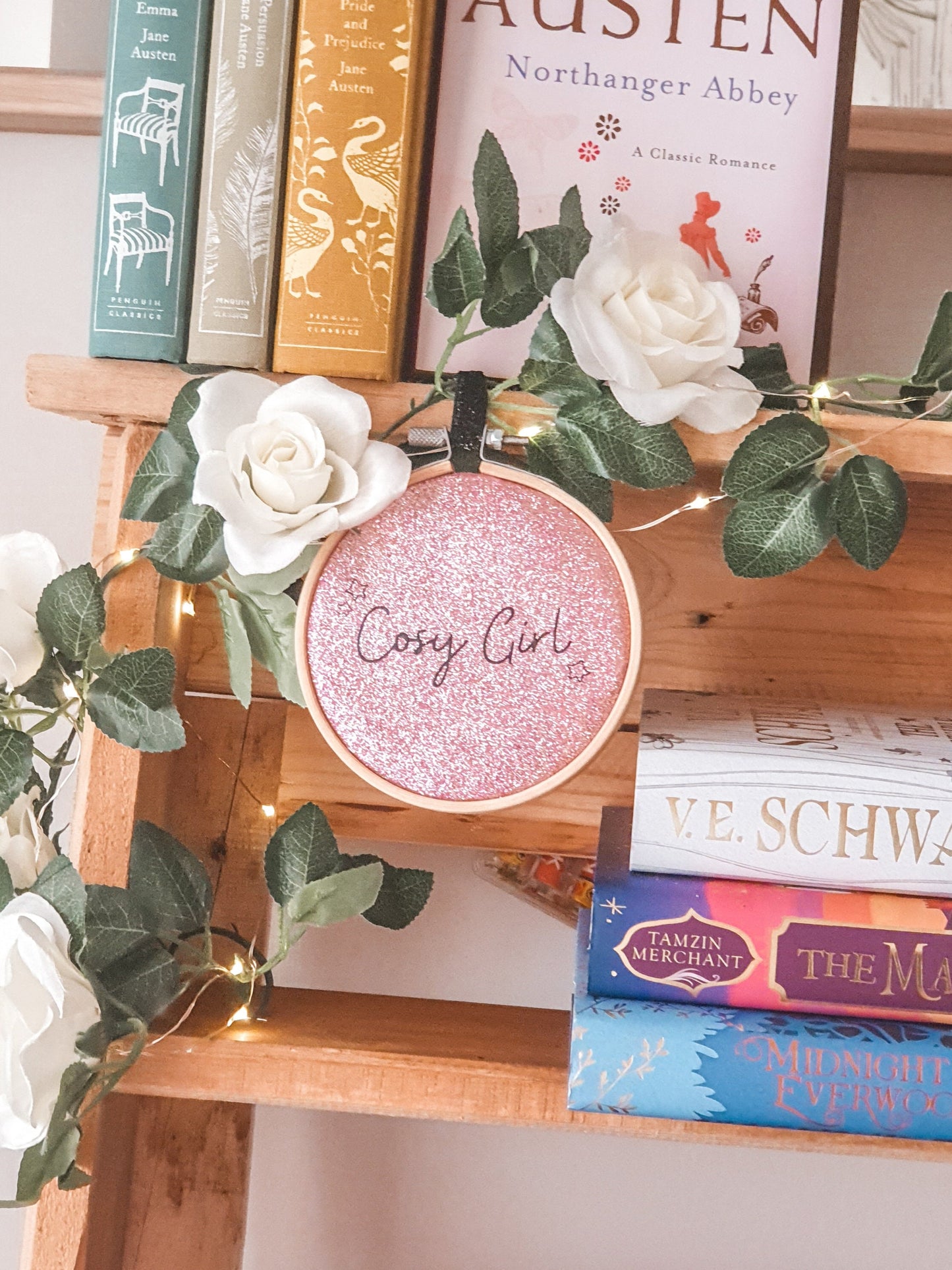 'Cosy Girl' Glitter Hoop