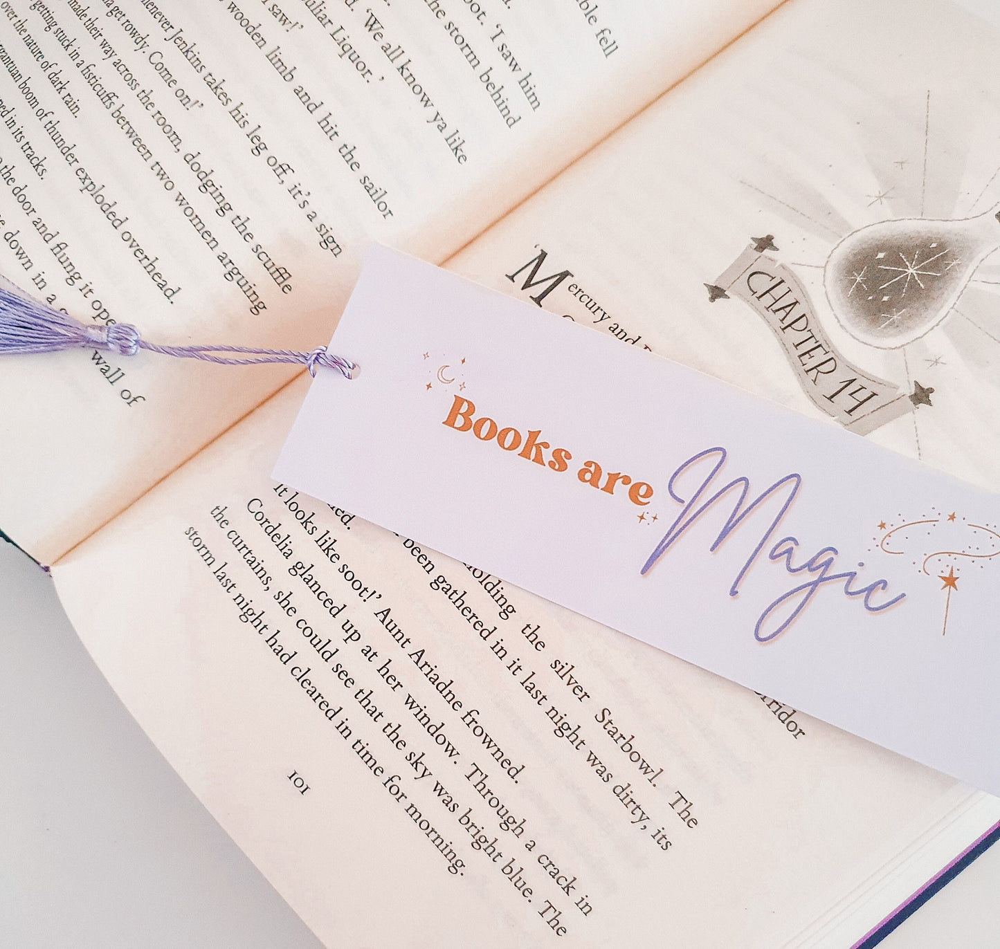 'Books are Magic' Tassel Bookmark