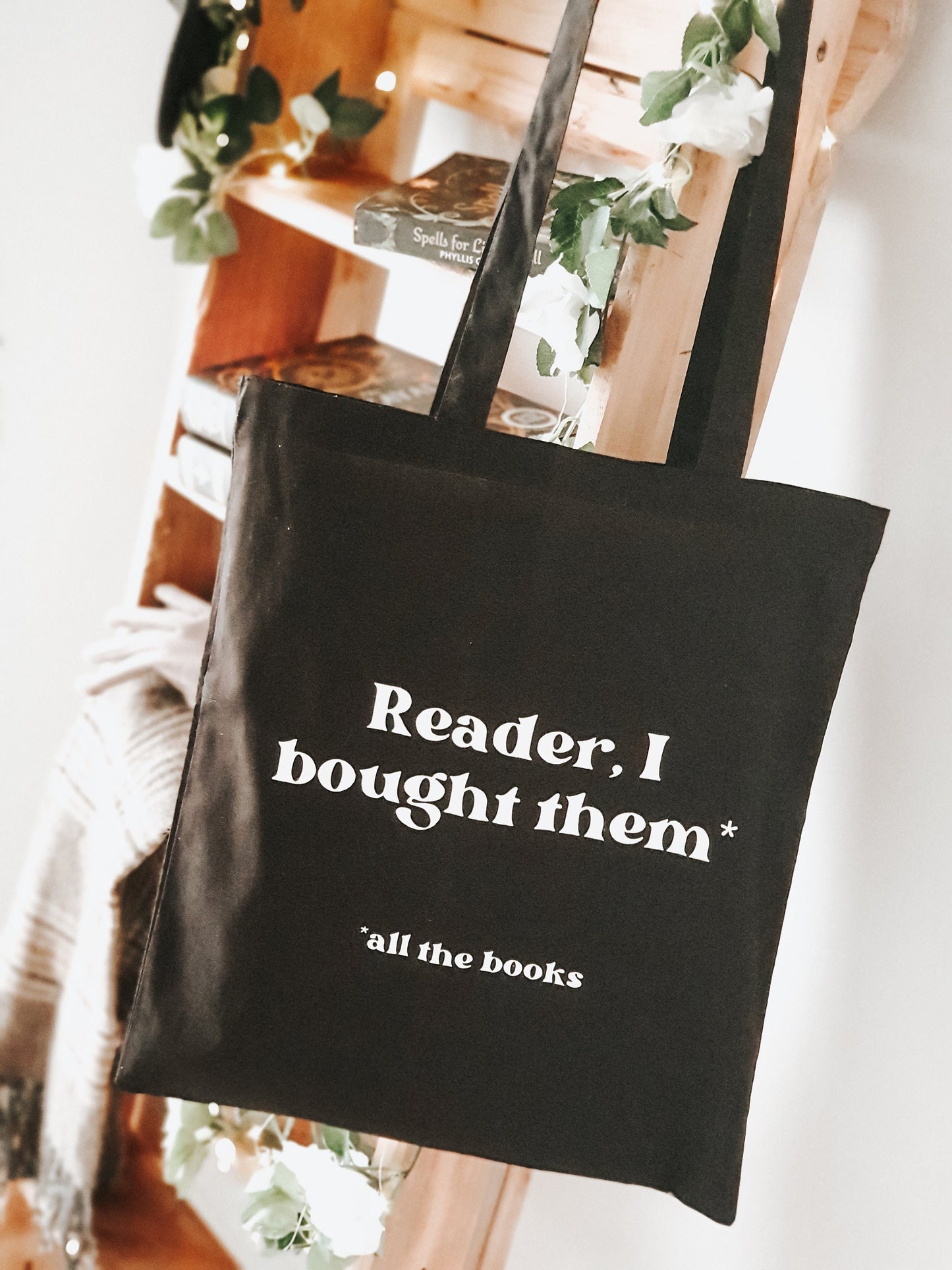 Jane Eyre Inspired Tote 'Reader, I Bought Them'