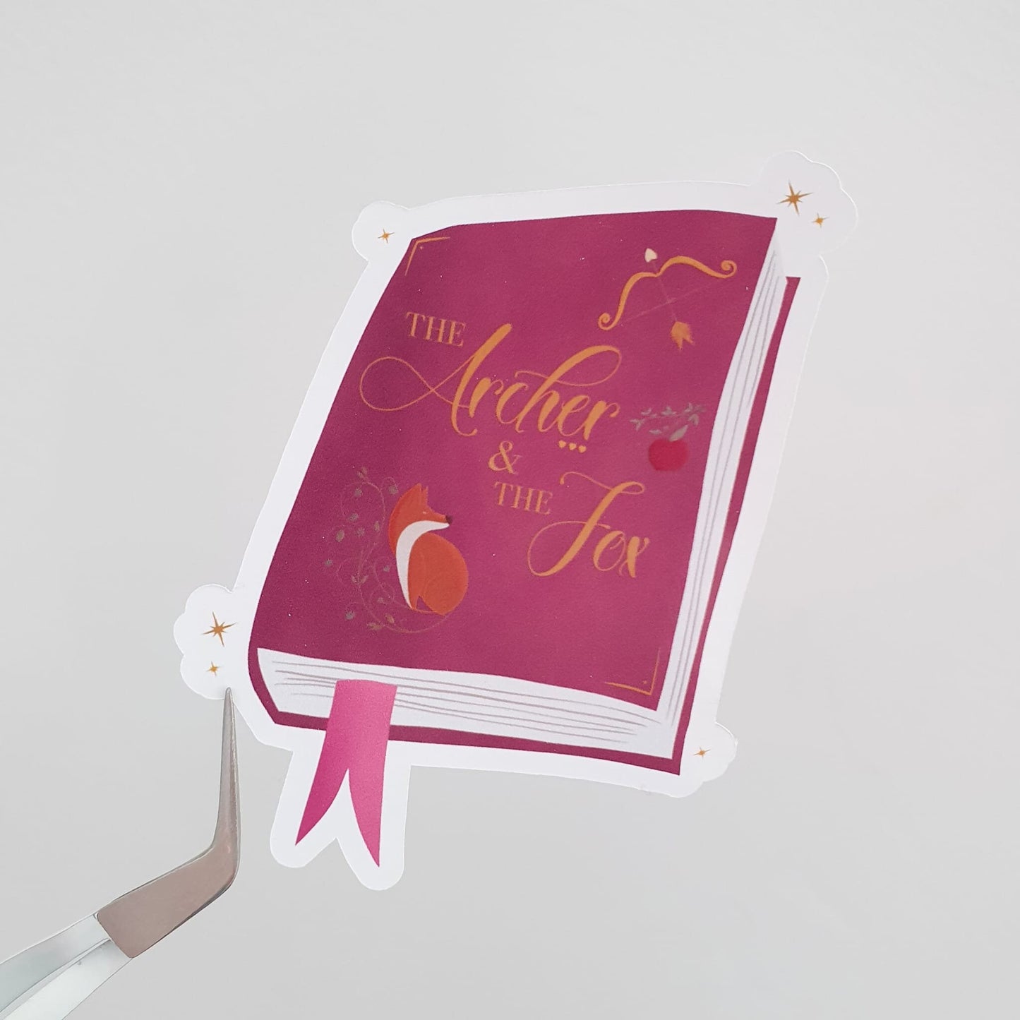 The Archer & The Fox Glossy Sticker | Once Upon A Broken Heart Fairytale Sticker | The Ballad Of Never After Book Sticker