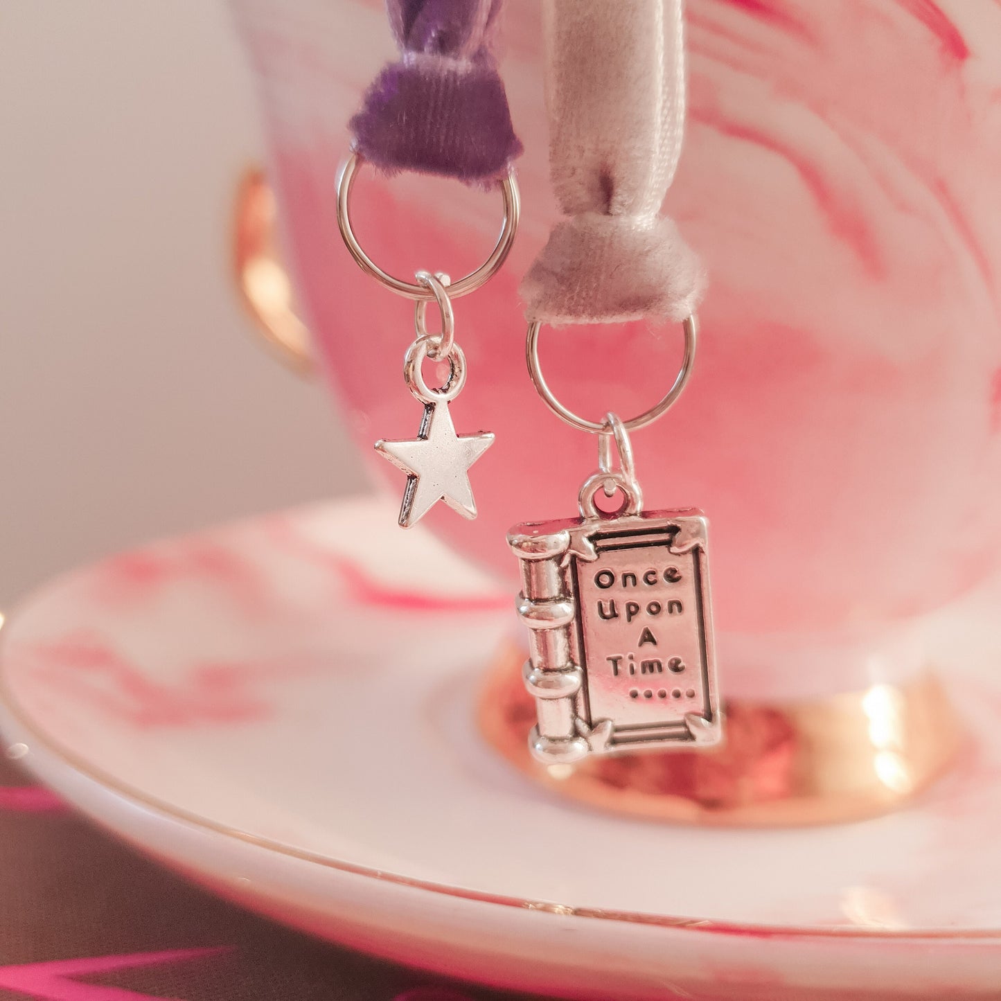 Silver Star Charm Bookmark