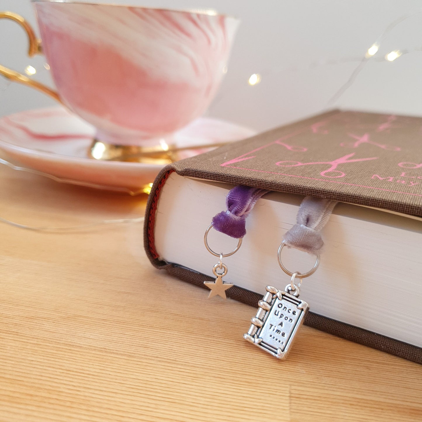 Silver Star Charm Bookmark