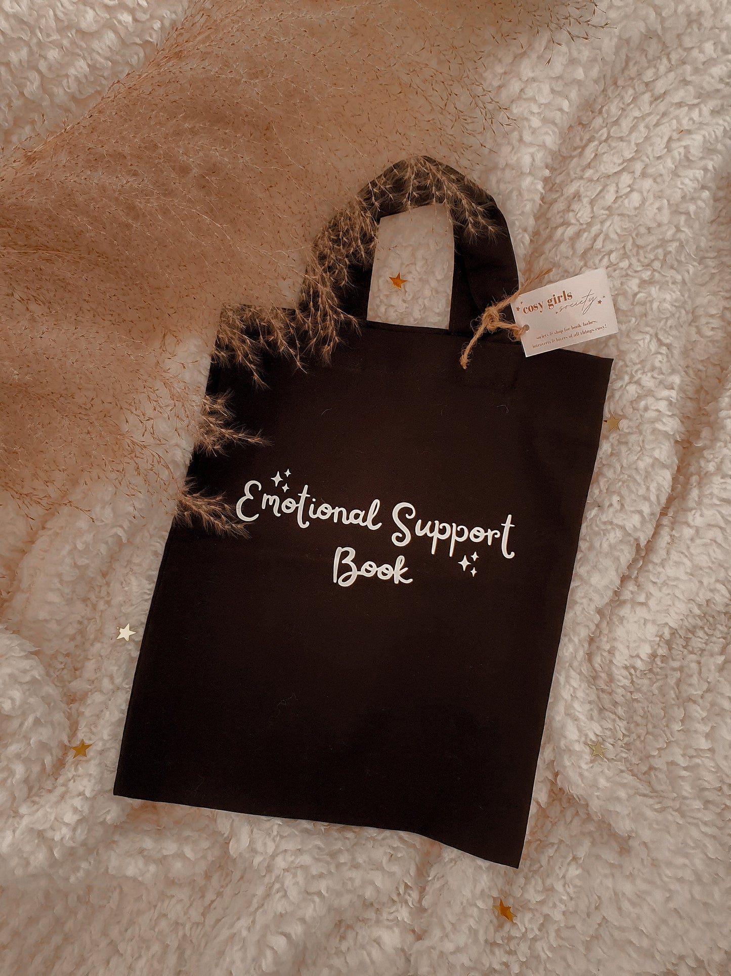 'Emotional Support Book' Mini Book Tote