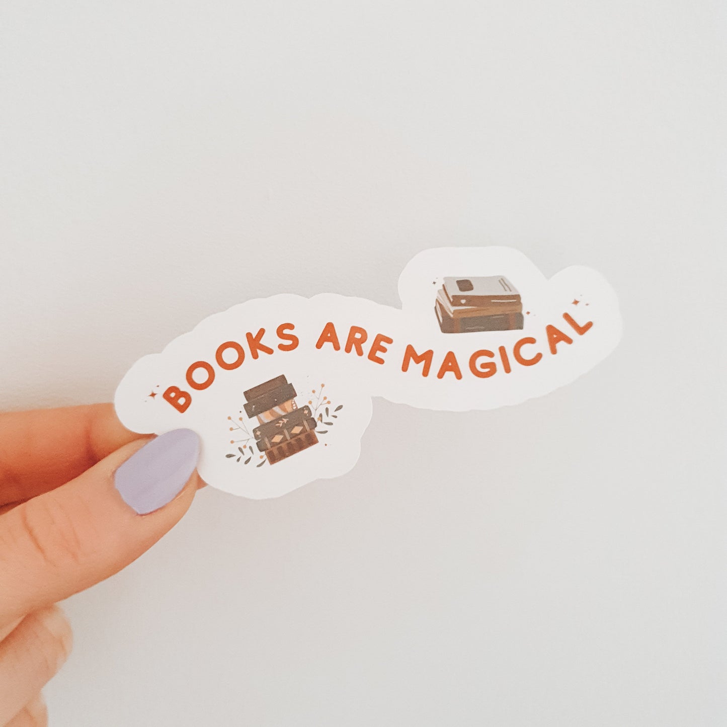 Books are Magical Glossy Sticker