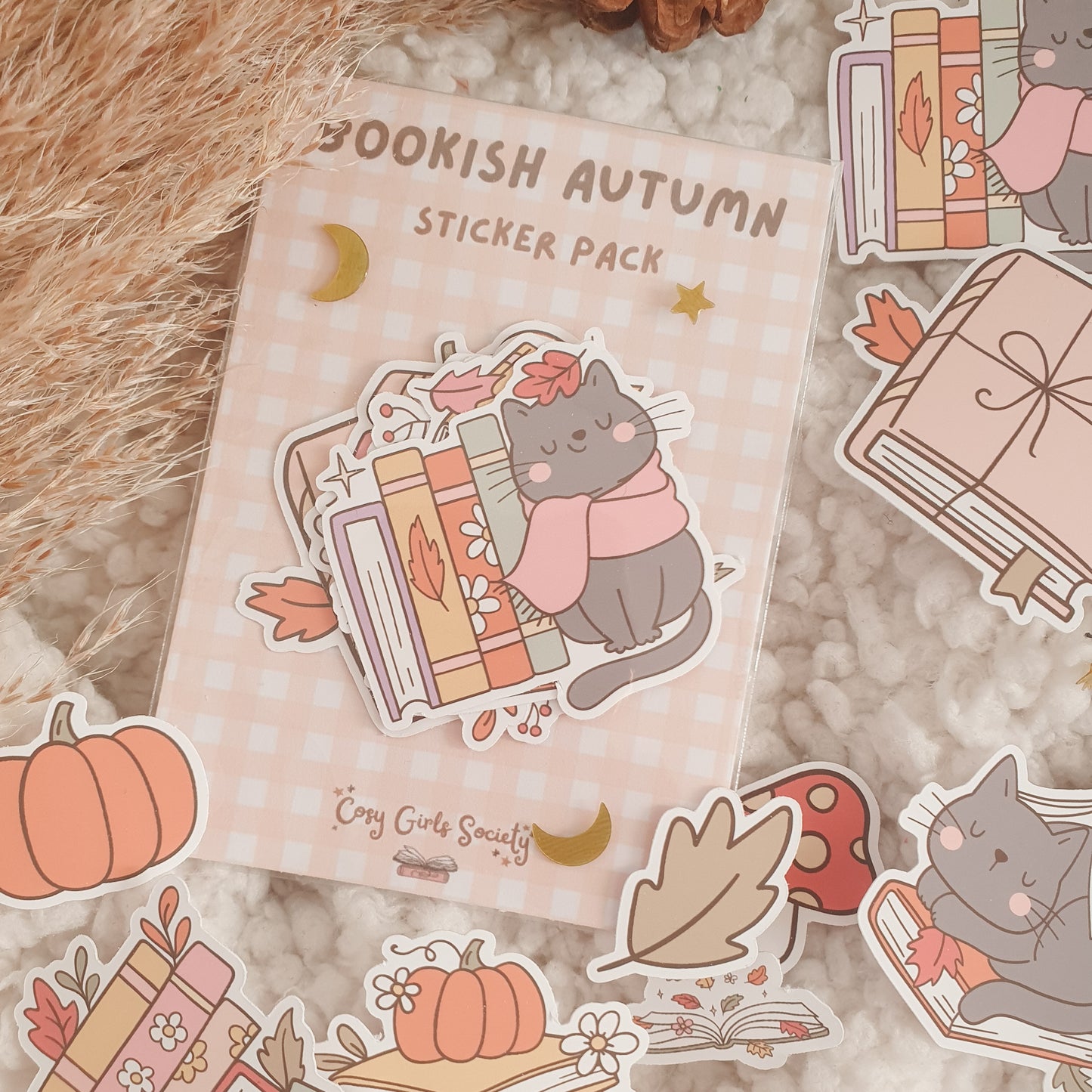 Bookish Autumn Sticker Pack
