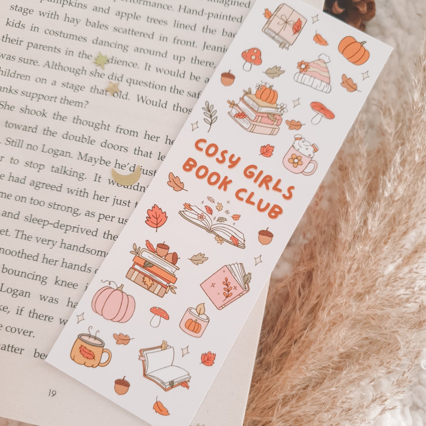 Cosy Girls Book Club Bookmark