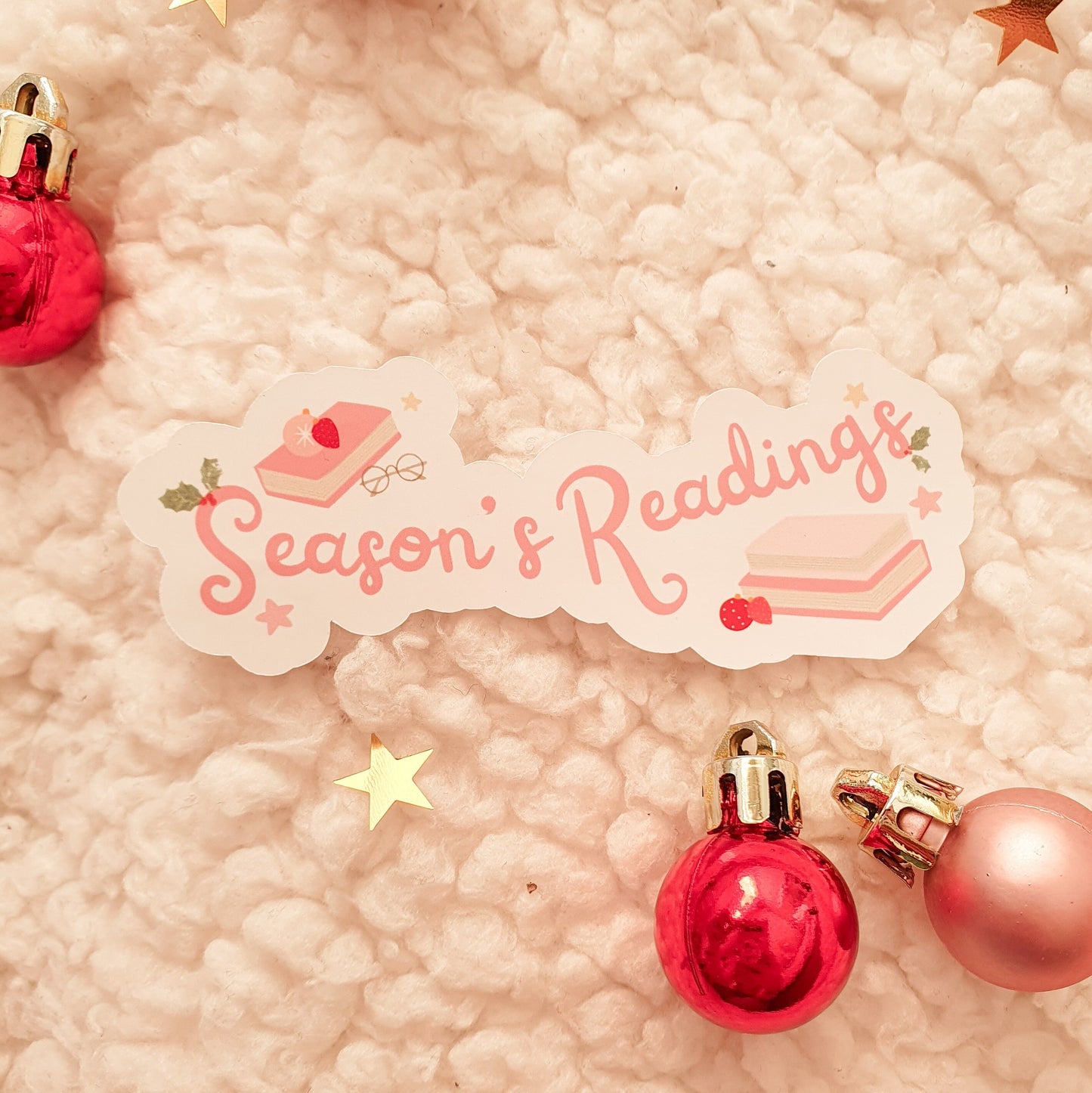 Seasons Readings | Bookish Stickers | Cosy Stickers