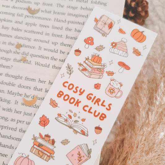 Cosy Girls Book Club Bookmark