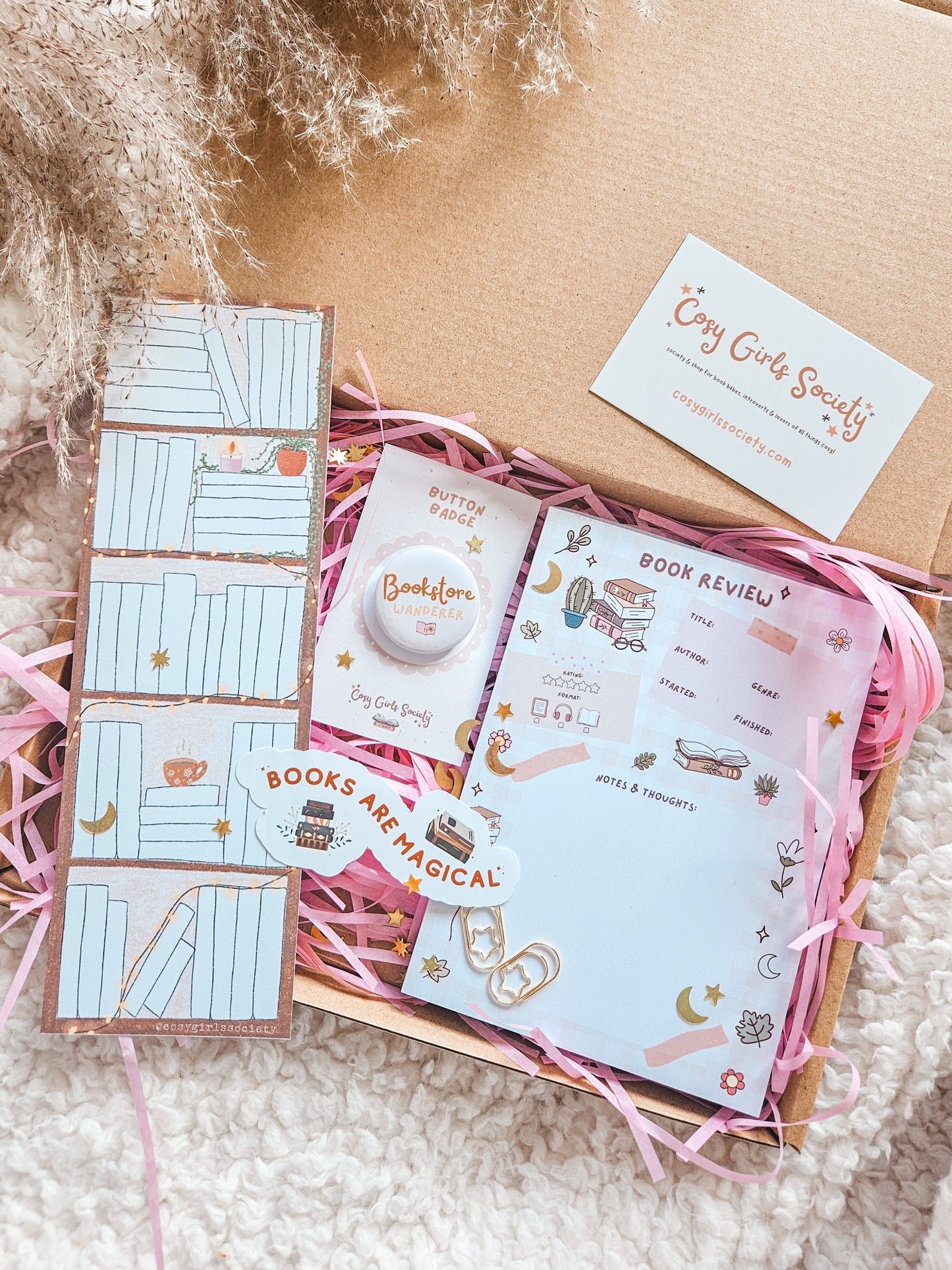 Book Club Essentials Letterbox Gift | Bookish Accessories | Reader | Literary Gift Box | Book Review | Book Treat Box