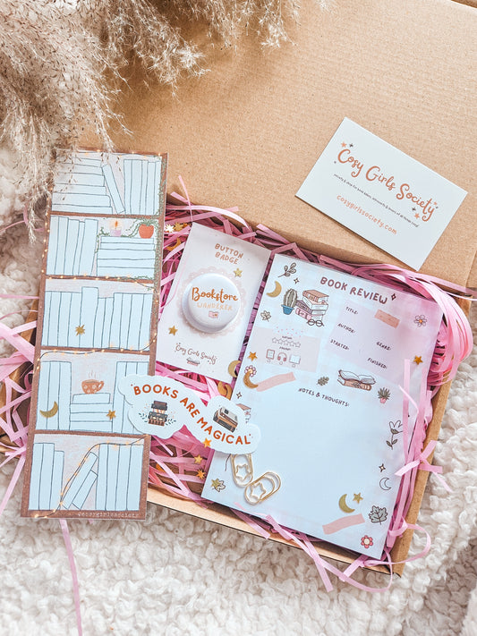 Book Club Essentials Letterbox Gift | Bookish Accessories | Reader | Literary Gift Box | Book Review | Book Treat Box