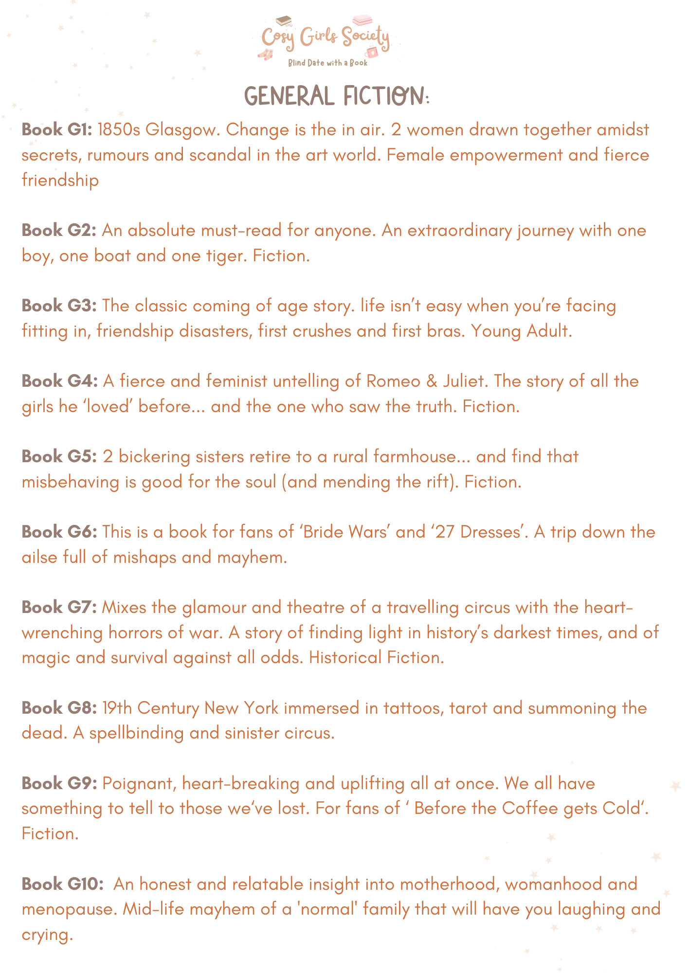 'Blind Date With A Book' Box: Autumn Edition